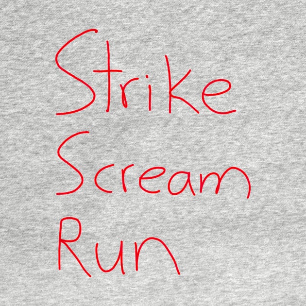 Self Defence with Toby Flenderson: Strike Scream Run by Surplusweird